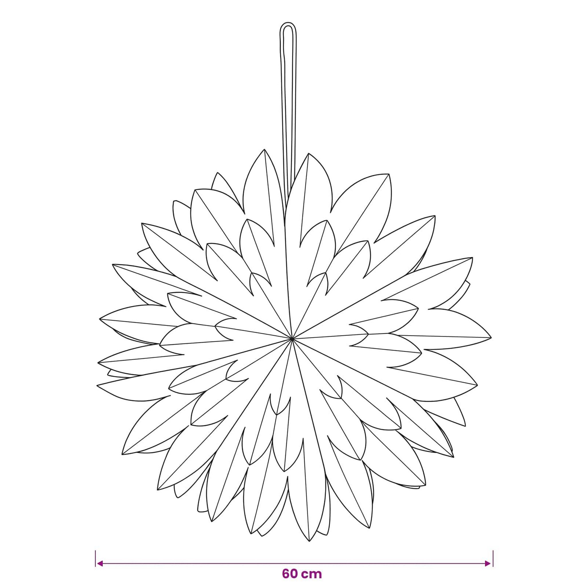Voir la diapositive 3 : VIDAXL Eclairage de Noël RAAHE 10 LED Blanc chaud 60 x 20 x 60 cm