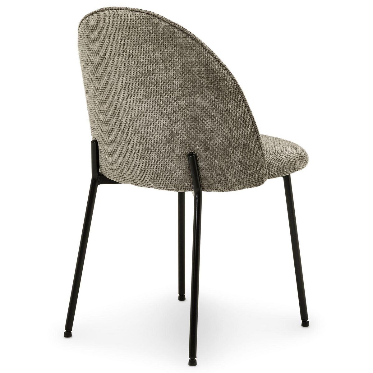 IDIMEX Lot de 2 chaises CASSIE en tissu