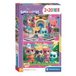 CLEMENTONI Clementoni Jigsaw Puzzle Super Color Super Kittens, 2x20pcs. 24811