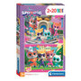 Voir la diapositive 1 : CLEMENTONI Clementoni Jigsaw Puzzle Super Color Super Kittens, 2x20pcs. 24811