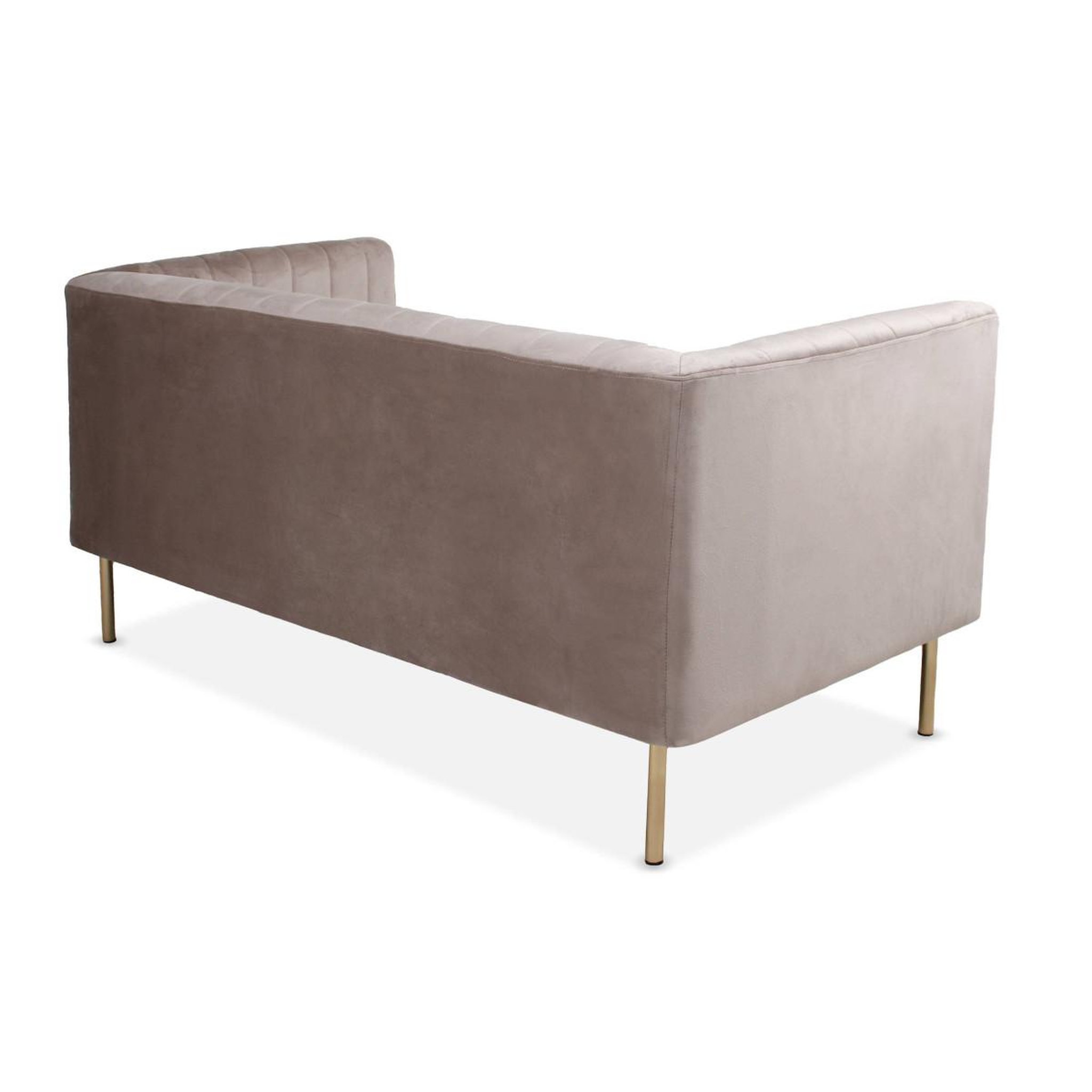 Voir la diapositive 4 : Paris Prix Canapé 2 places velours  taylor  150cm taupe
