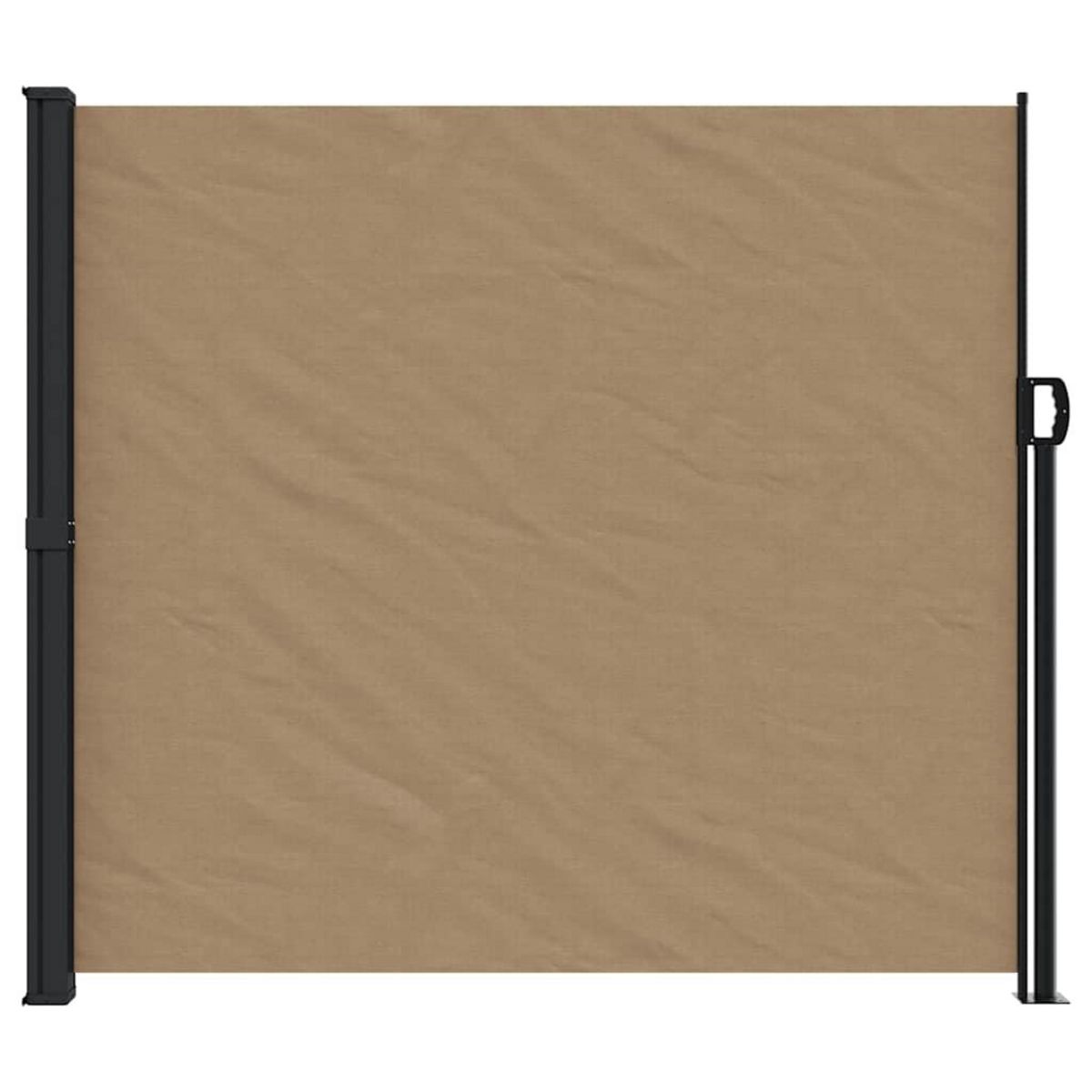 VIDAXL Auvent lateral retractable taupe 180x600 cm