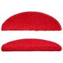 Voir la diapositive 4 : VIDAXL Tapis d'escalier 10 pcs 56x17x3 cm Rouge