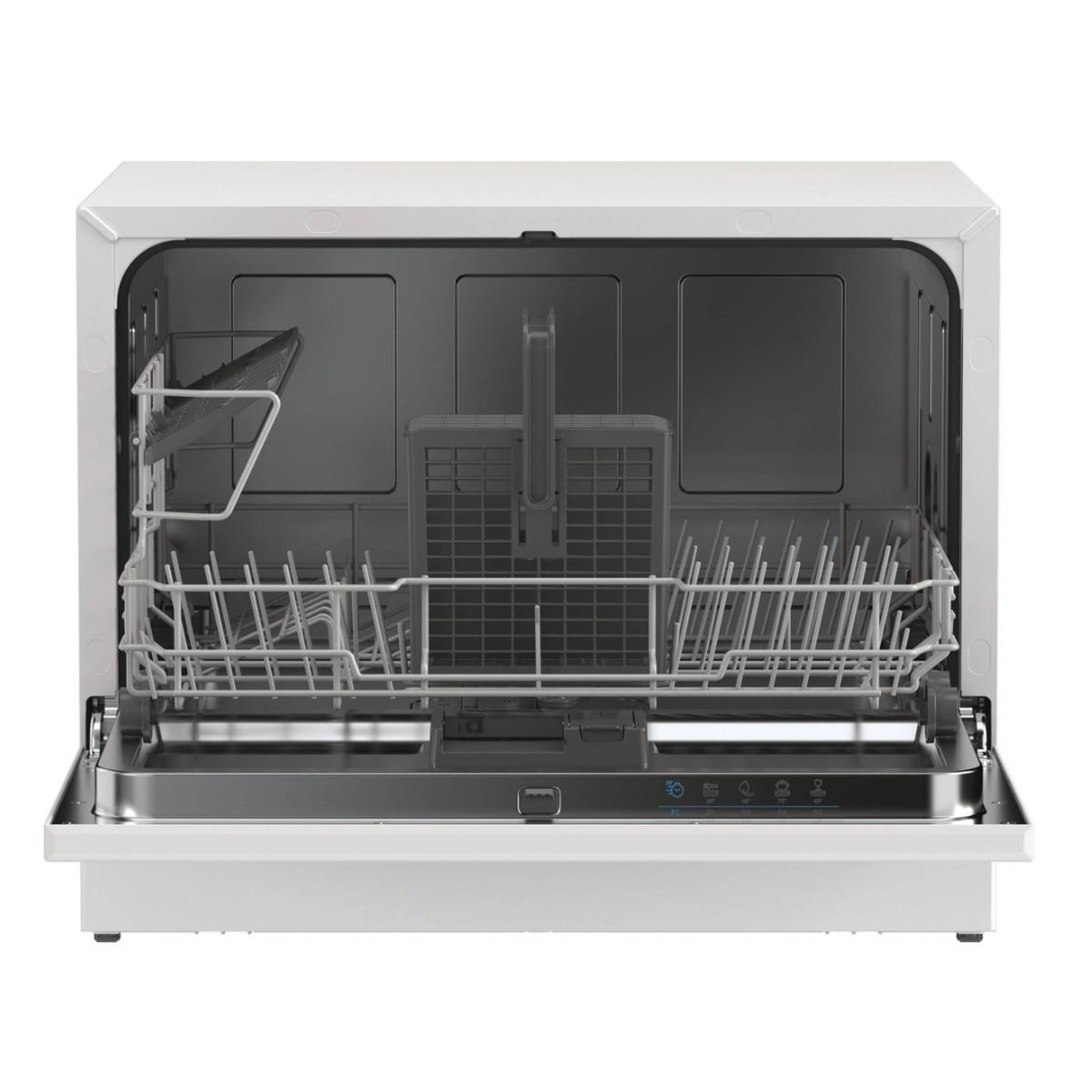 Voir la diapositive 6 : Candy Mini lave-vaisselle compact 6 couverts 51db - cp6e51lw