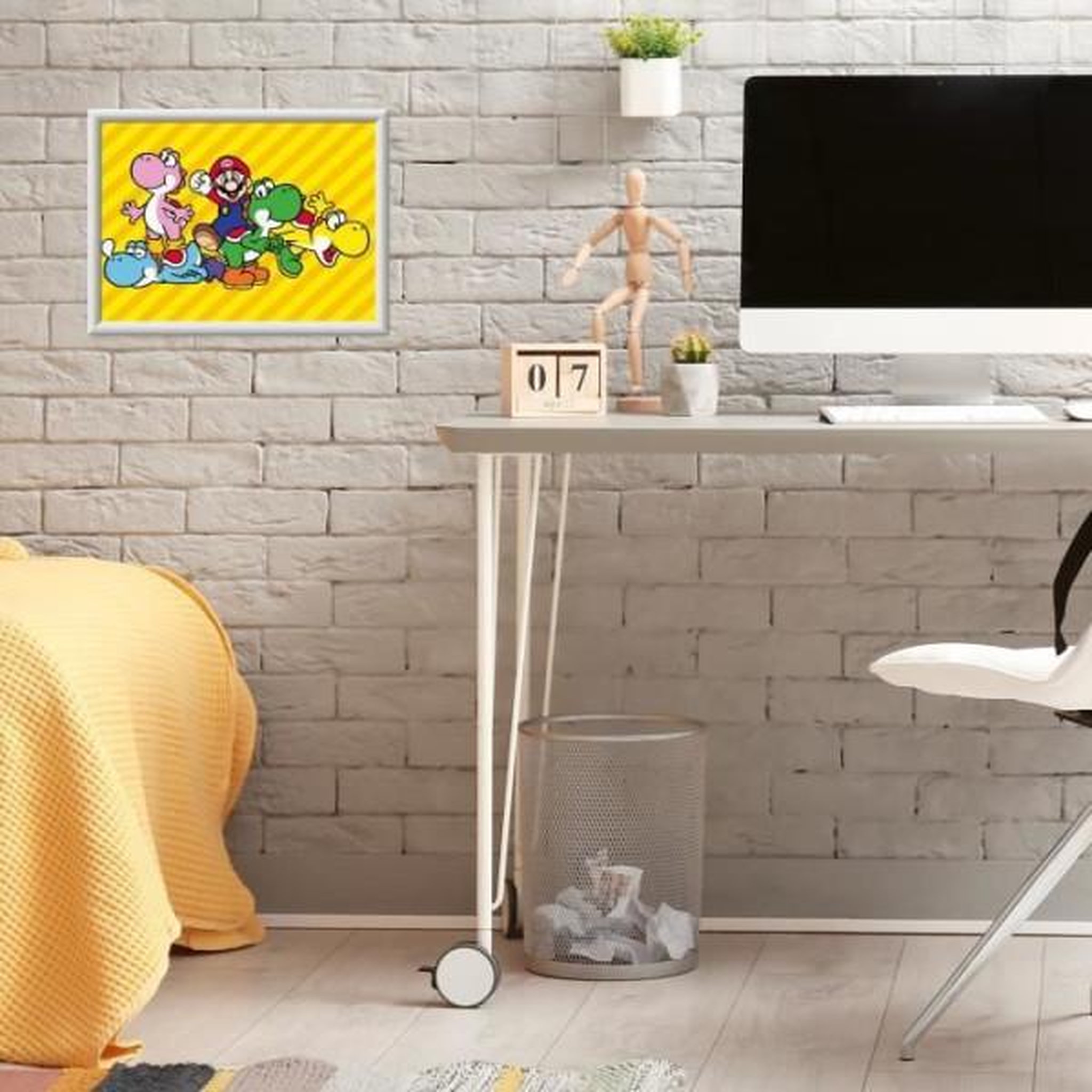Voir la diapositive 3 : RAVENSBURGER Creart kids 18x24cm super mario, kit de peinture par numéros numéro d'art, des 7 ans, 25529, ravensburger