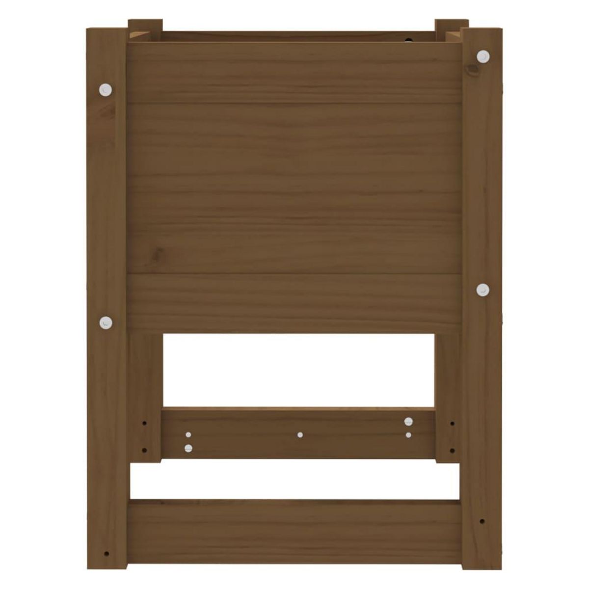 VIDAXL Jardiniere Marron miel 40x40x52,5 cm Bois massif de pin