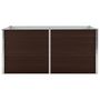 Voir la diapositive 3 : VIDAXL Jardiniere surelevee Marron 160x80x77 cm Acier galvanise