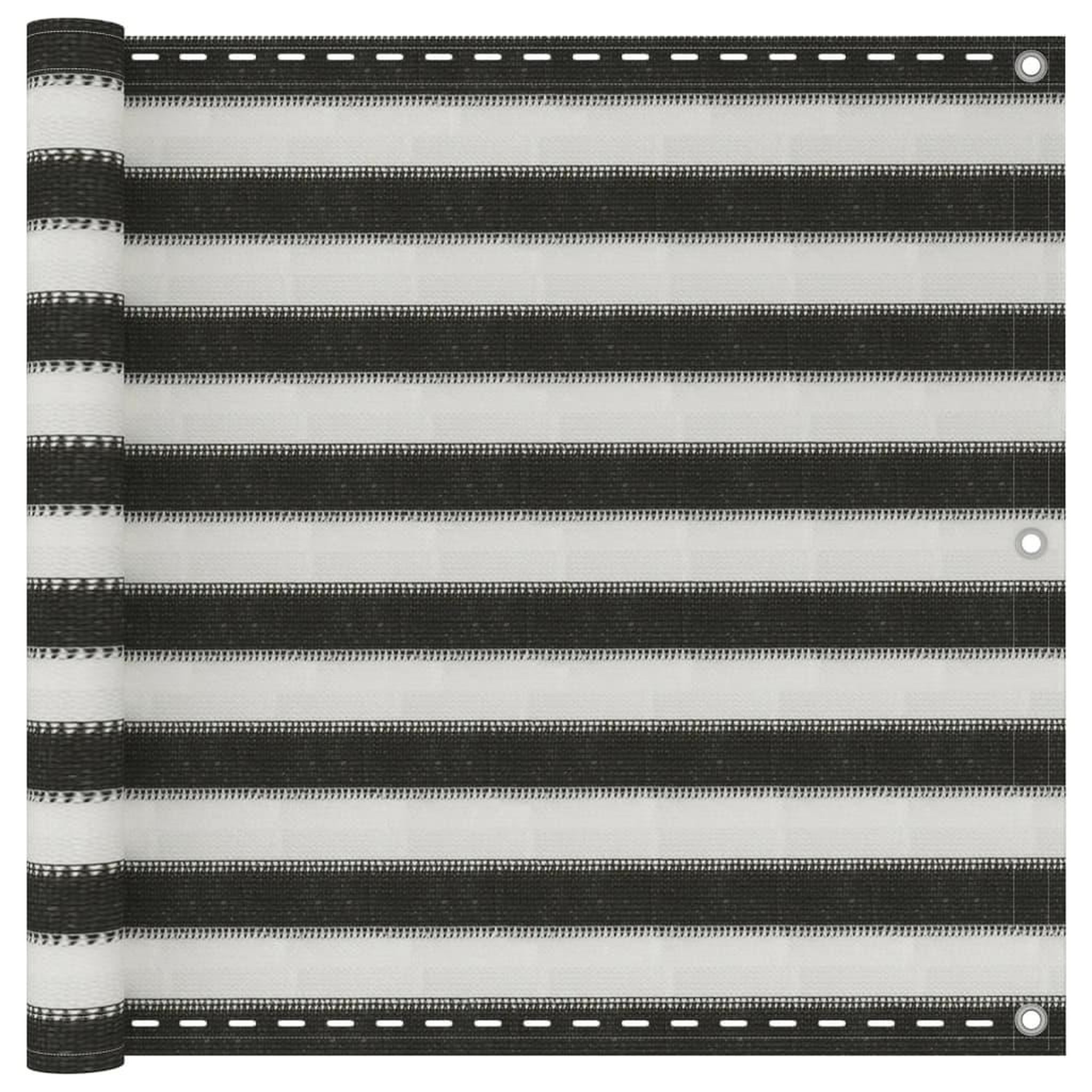 Voir la diapositive 1 : VIDAXL Ecran de balcon PEHD 90x300 cm Anthracite et blanc