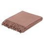 Voir la diapositive 1 : TODAY Plaid uni en coton 380 g/m2 TERRA ROSA  