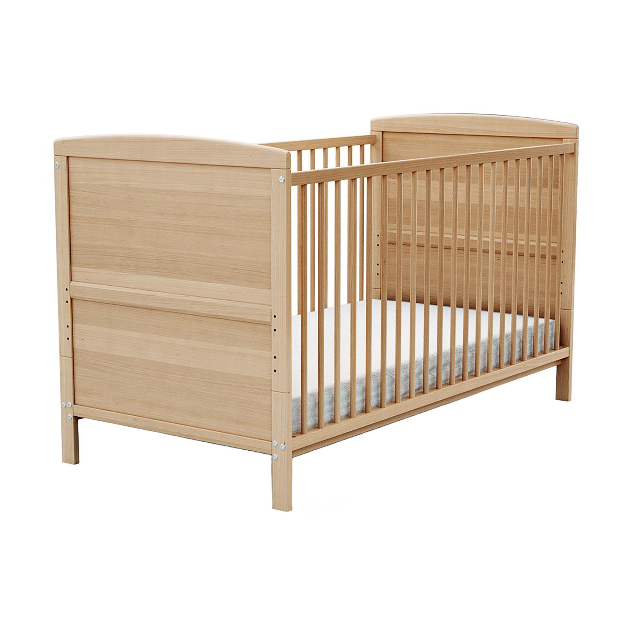 Voir la diapositive 1 : AT4 Lit bébé évolutif ESSENTIEL en bois