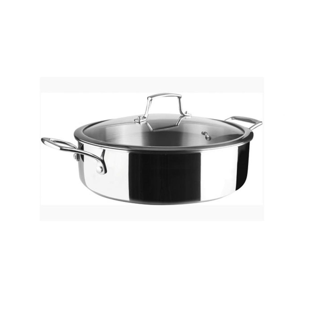 Lacor Sauteuse inox 28cm + couvercle - 60888