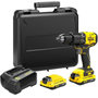 Voir la diapositive 1 : STANLEY FATMAX Perceuse visseuse a percussion Brushless 60 Nm - Lithium 18V - 2 Batteries 2Ah - STANLEY FATMAX V20 - SFMCD715D2K-QW