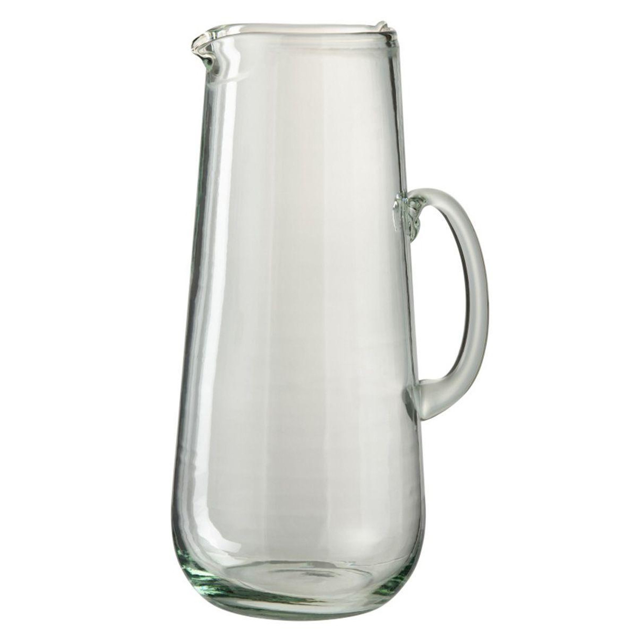 Voir la diapositive 1 : J-LINE Carafe Design en Verre  Ella  33cm Transparent