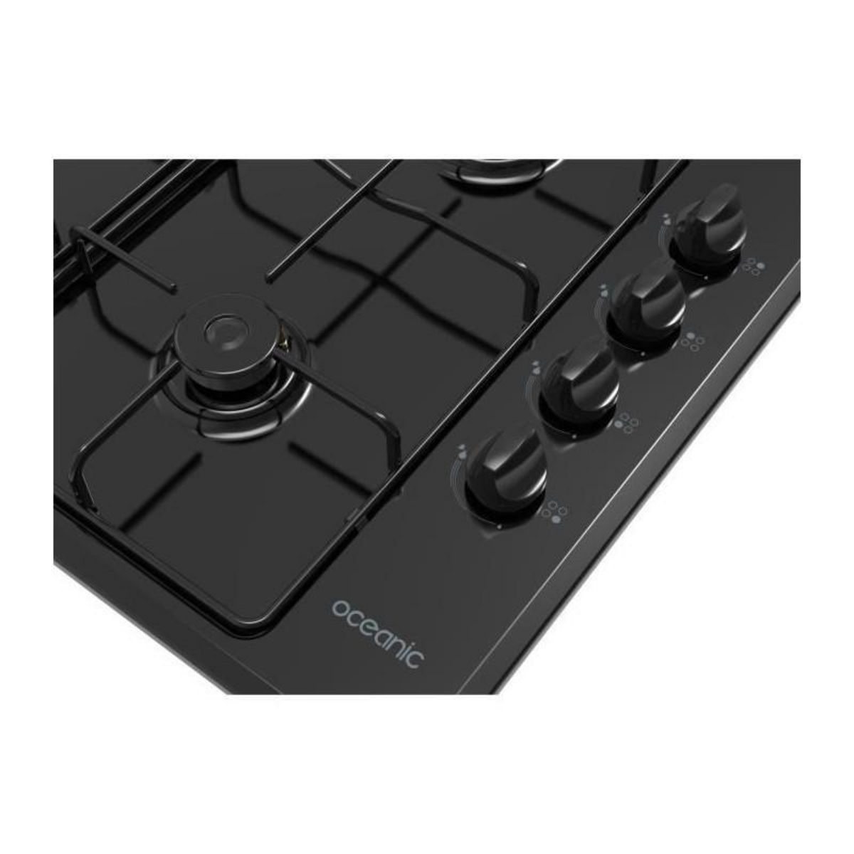 OCEANIC Table 4 foyers OCEANIC - Gaz émail noir