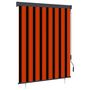 Voir la diapositive 1 : VIDAXL Store roulant d'exterieur 140x250 cm Orange et marron