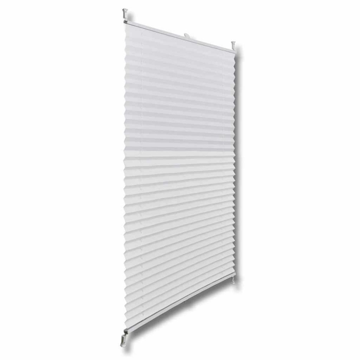 VIDAXL Store plisse 100x100 cm Blanc