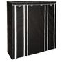 Voir la diapositive 1 : tectake Armoire Penderie en tissu 12 compartiments 150x175x45cm