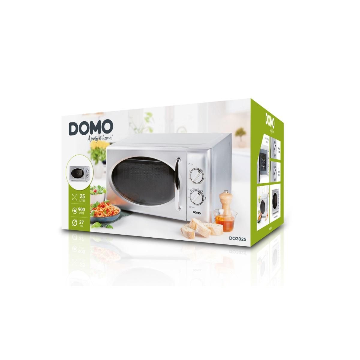 Domo Micro-ondes solo 25l 900w gris - DO3025