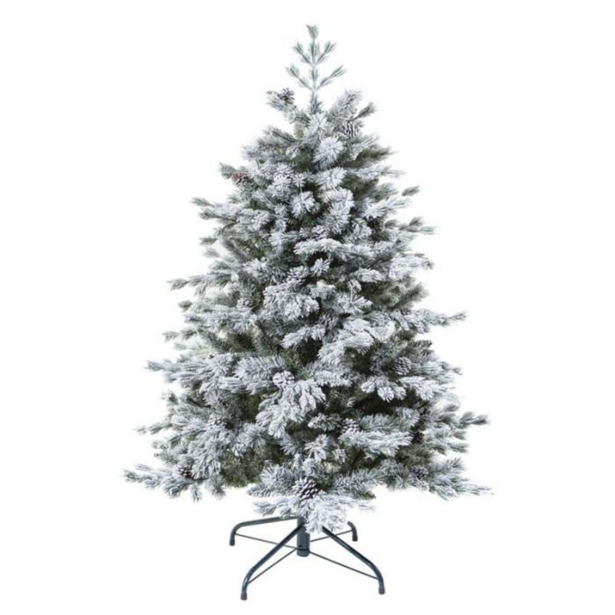 FEERIC LIGHT & CHRISTMAS Sapin de Noël Enneigé  Yukon  150cm Blanc