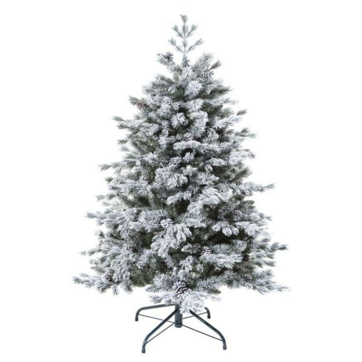 FEERIC LIGHT & CHRISTMAS Sapin de Noël Enneigé  Yukon  150cm Blanc