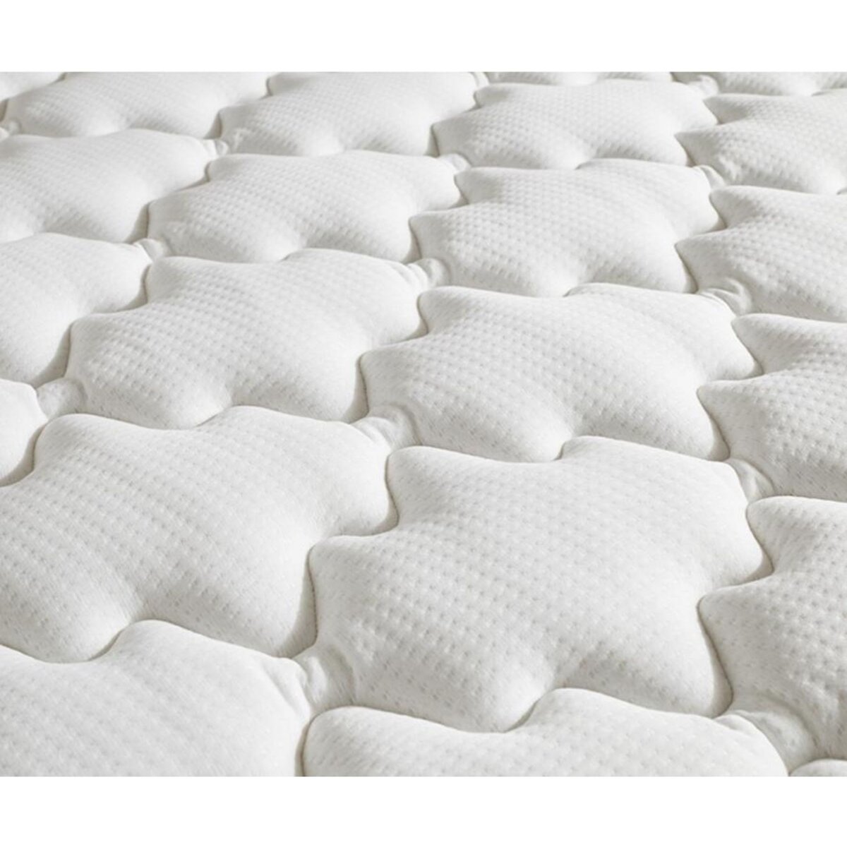 Ensemble matelas 891 Ressorts 7 zones Face hiver/été 180x200 cm + 2 sommiers 90x200 cm vert Céladon HYGGE