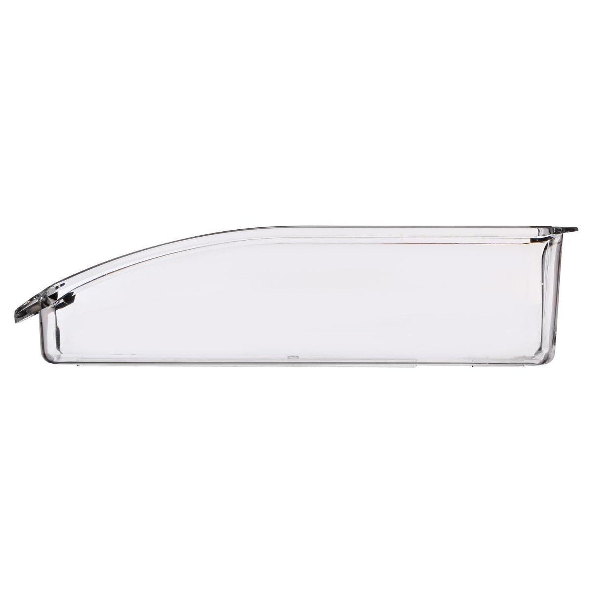 Voir la diapositive 2 : FIVE Bac rangement  réfrigérateur  8x32cm transparent