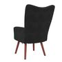 Voir la diapositive 5 : VIDAXL Chaise de relaxation Noir Velours