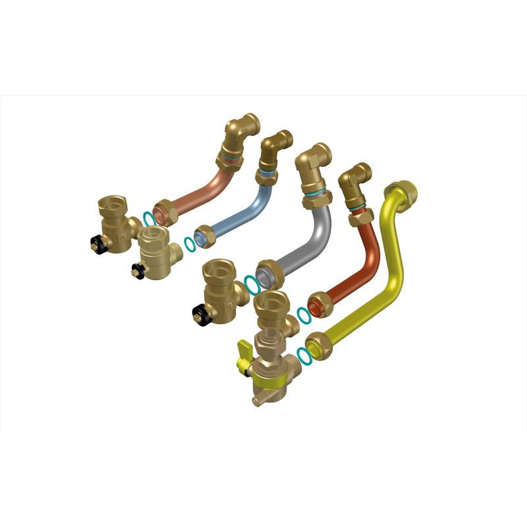 Saunier Duval Kit tubulure express avec cache SAD SAD SAUNIER DUVAL 0010025501