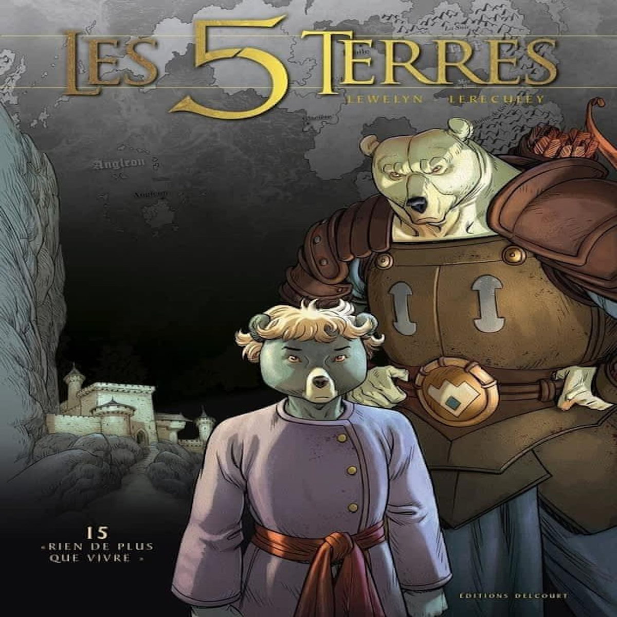 LES 5 TERRES : CYCLE III - ARNOR TOME 15 :  RIEN DE PLUS QUE VIVRE , Lewelyn