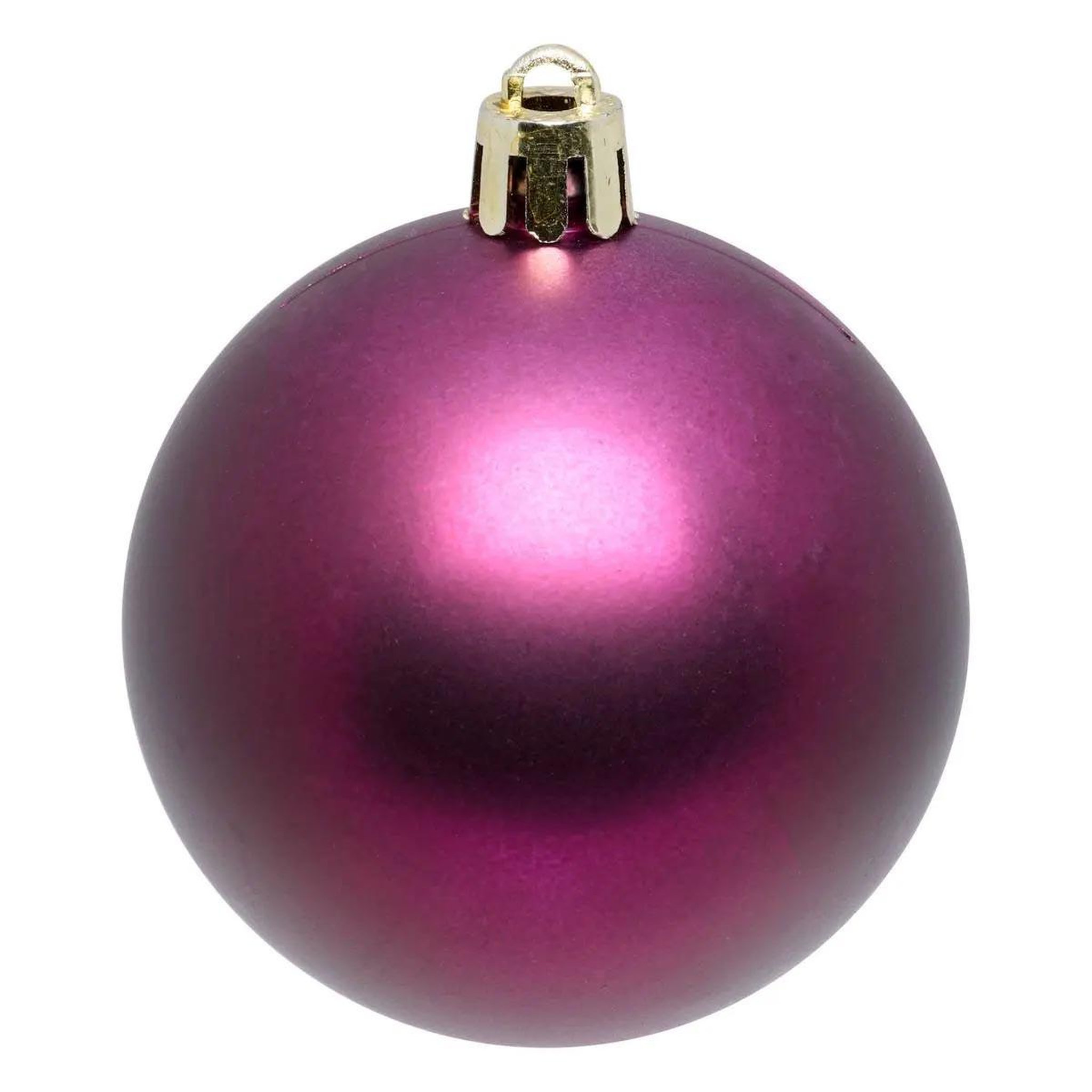Voir la diapositive 4 : ATMOSPHERA Lot de 9 boules de noël  maison des couleurs  6cm violet