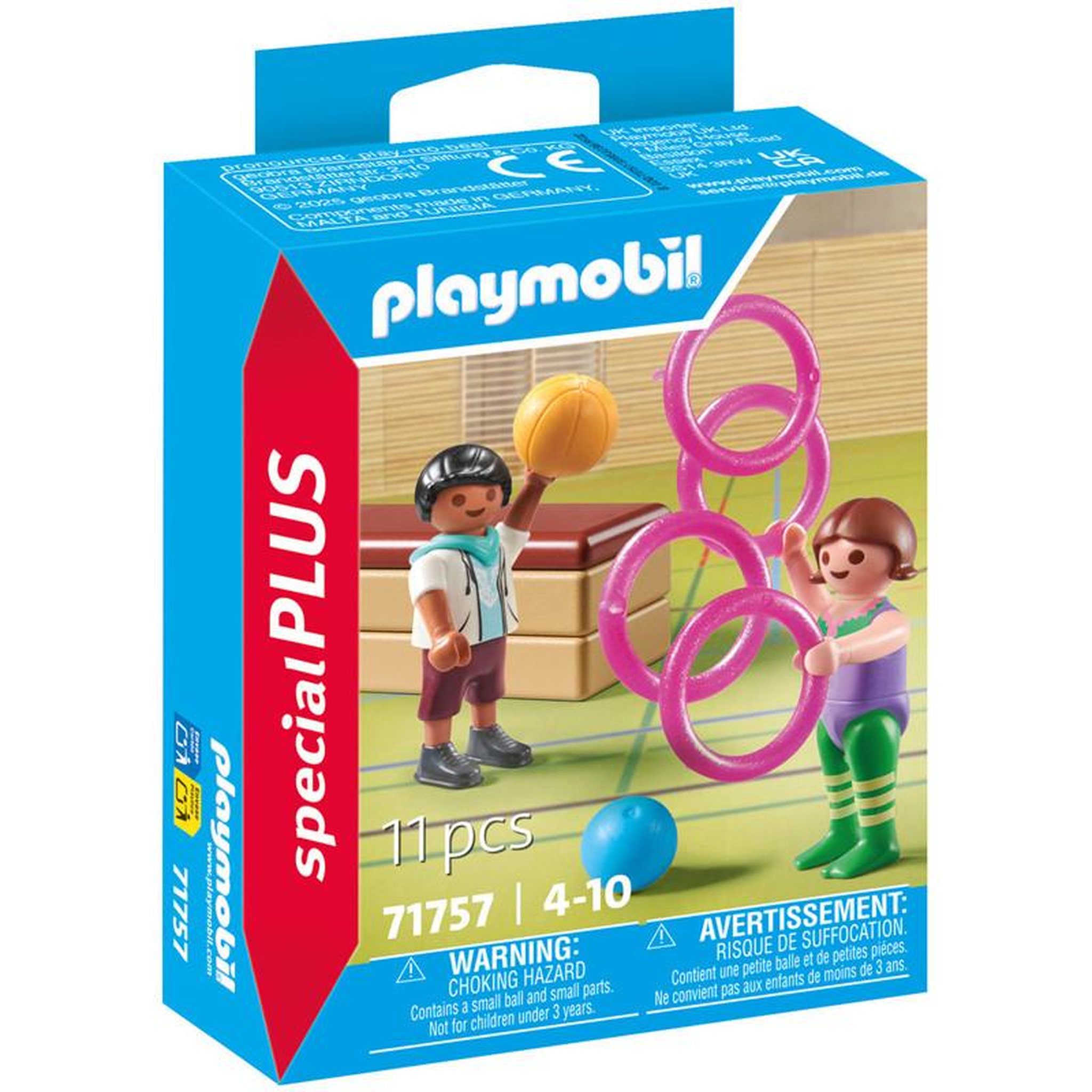 PLAYMOBIL 2 ENFTS +MATERIEL GYM SPE+ PLAYMOBIL PLL71757
