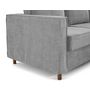 Voir la diapositive 6 : LISA DESIGN Jake - canapé déhoussable d'angle droit 5 places en velours texturé