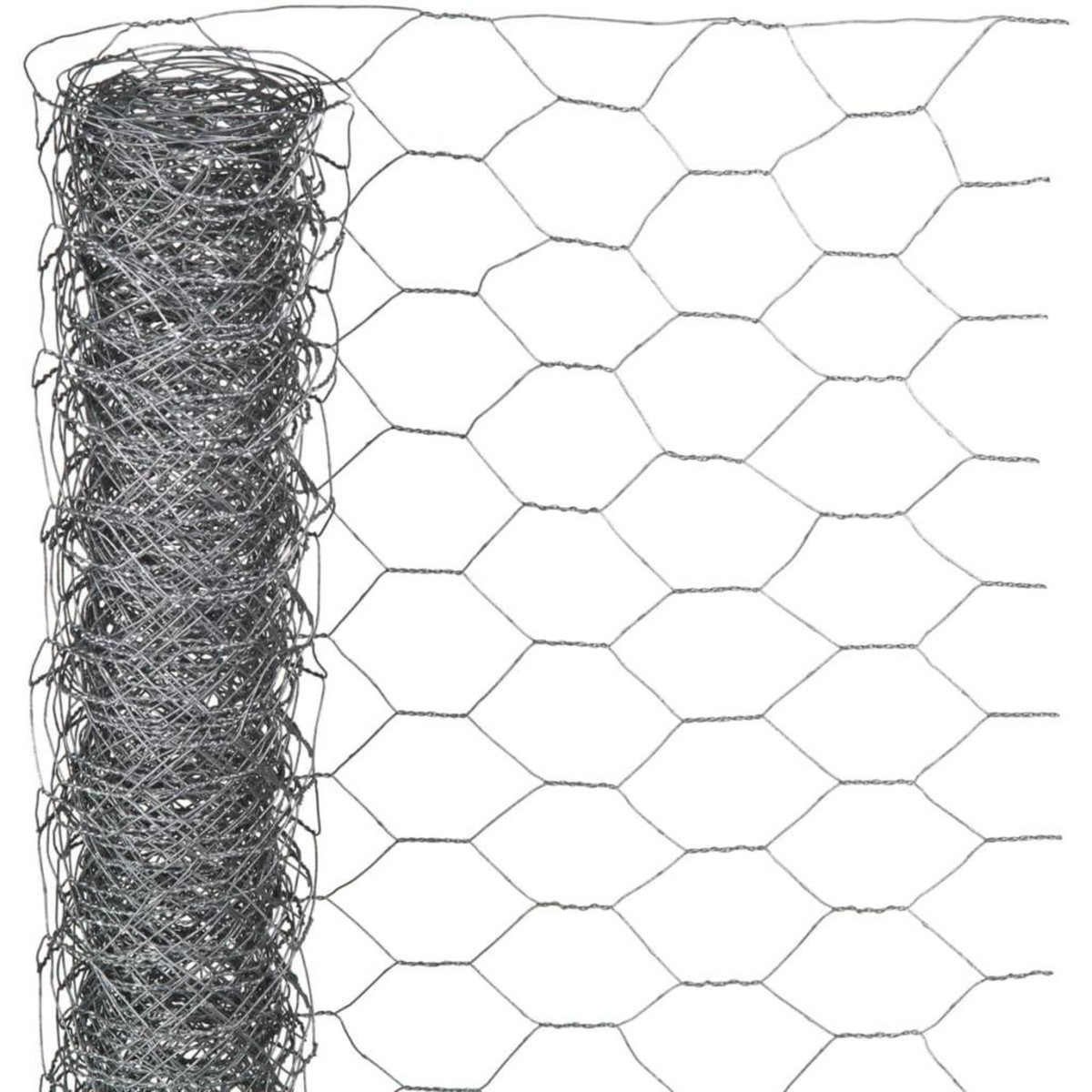NATURE Nature Grillage metallique hexagonal 0,5x2,5 m 25 mm Acier galvanise