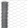 Voir la diapositive 1 : NATURE Nature Grillage metallique hexagonal 0,5x2,5 m 25 mm Acier galvanise