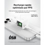 Voir la diapositive 3 : Belkin Chargeur 25W USB-C Blanc