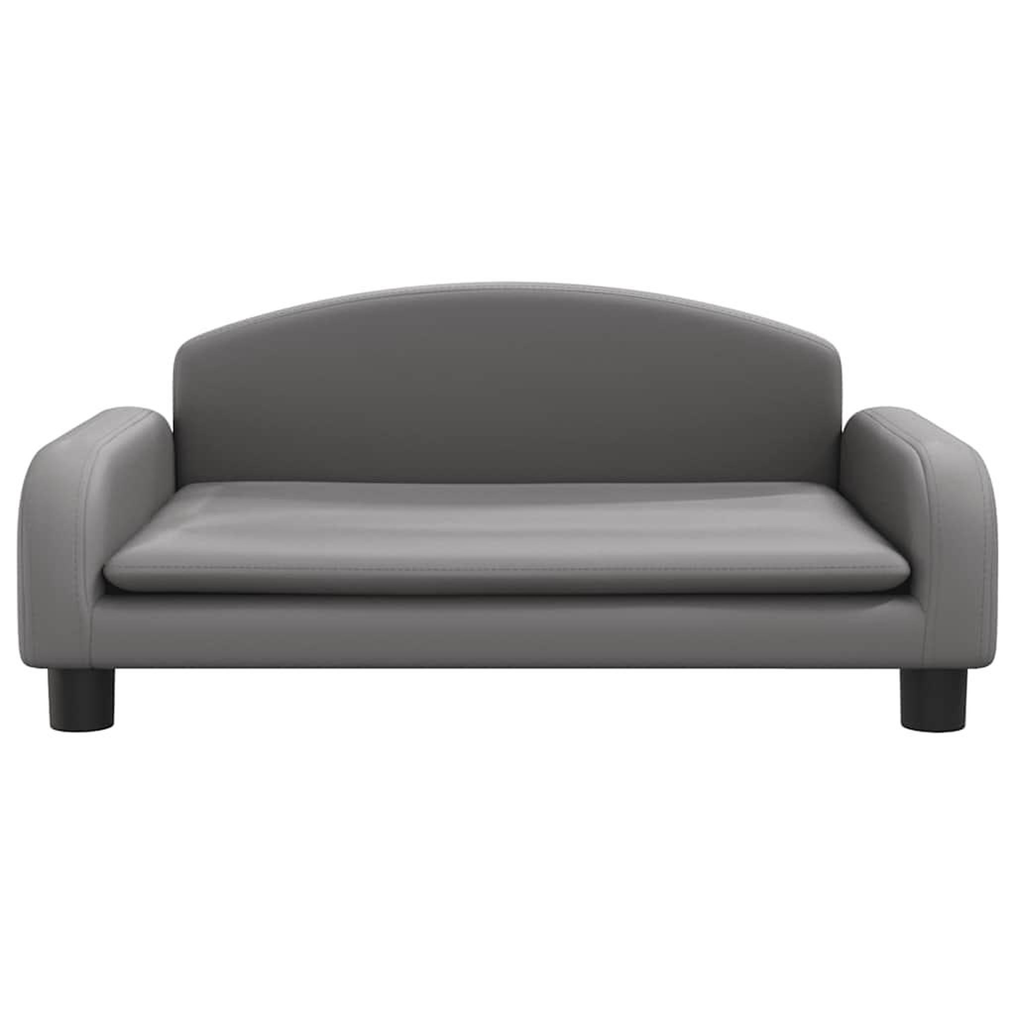 Voir la diapositive 3 : VIDAXL Lit pour chien gris 70x45x30 cm similicuir