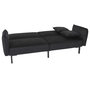 Voir la diapositive 3 : The Home Deco Factory Canapé convertible en velours Giulia