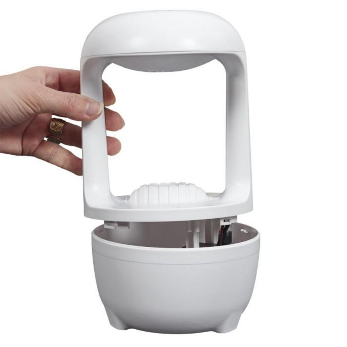 Paris Prix Diffuseur d'Huile Essentielle  Gouttes  23cm Blanc