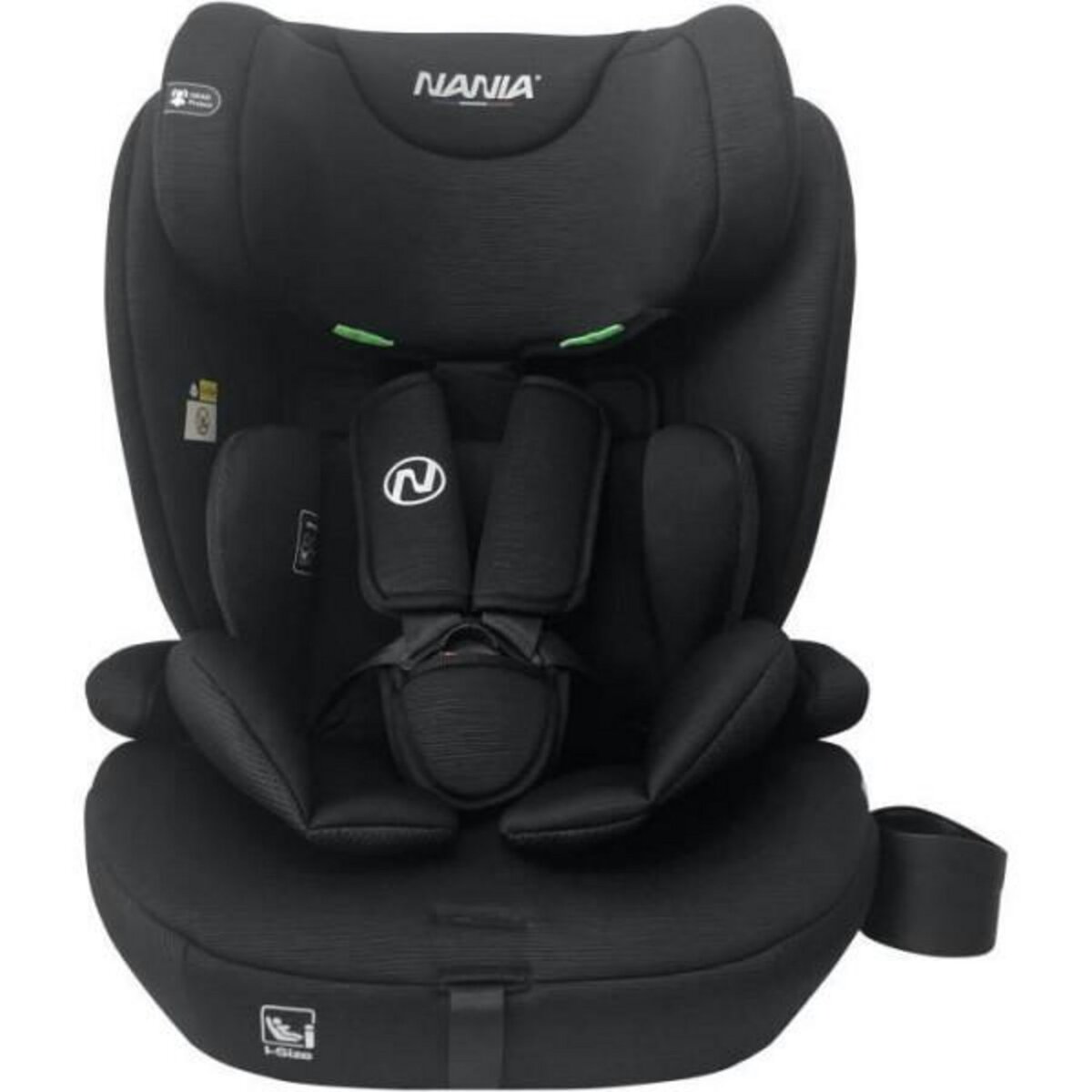 NANIA Siege Auto  isofix - NANIA - MILANO - Groupe 1/2/3 - I-size - Avec réducteur - Noir