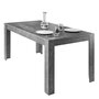 NOUVOMEUBLE Table extensible design effet marbre anthracite ICELAND