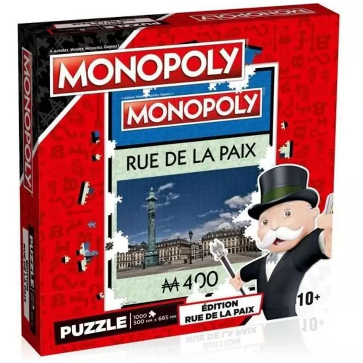  WINNING MOVES Puzzle 1000 pièces Monopoly Rue de la Paix