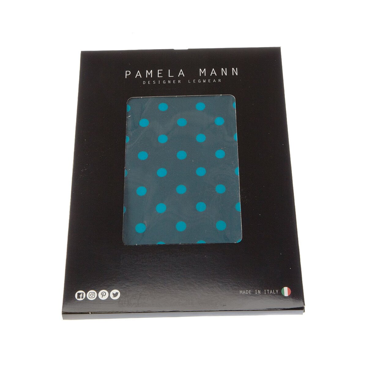 Pamela Mann Collant chaud - 1 paire - Fantaisie - Semi opaque - Mat - Gousset polyamide - Nylon - A pois - Polka dot B printed