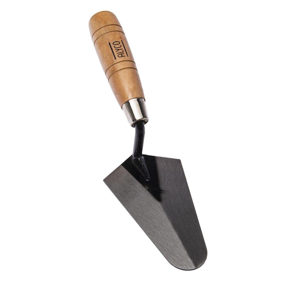 ALYCO Truelle ronde manche en bois 140 x 98 mm