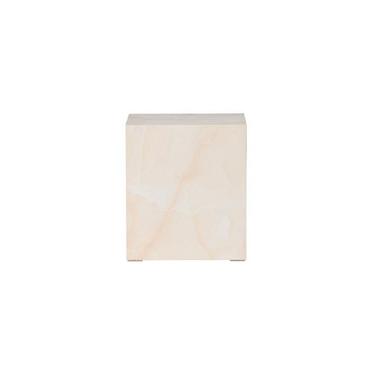 Paris Prix Table d'Appoint Design  York  45cm Jaune Clair