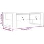 Voir la diapositive 6 : VIDAXL Table basse 110x60x40 cm Bois de teck massif