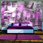 Paris Prix Papier Peint  Berlin Collage Violet. Coloris disponibles : Multicolore