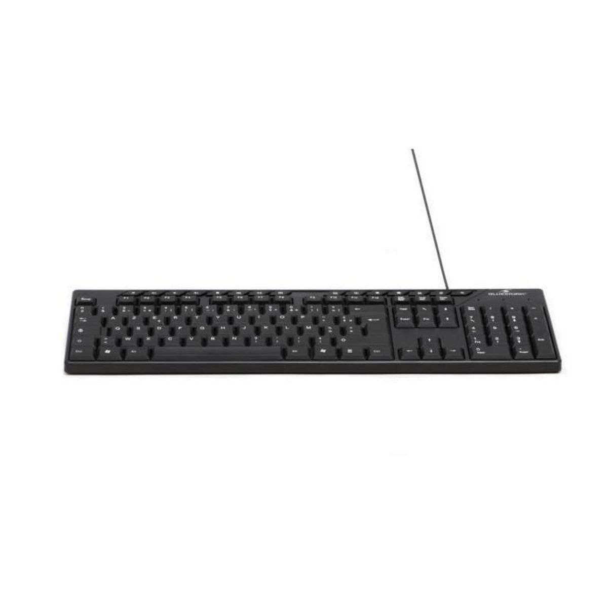 BLUESTORK Pack Clavier Souris - BLUESTORK - MEDIA OFFICE - Filaire - Azerty - Compatible Windows - Noir