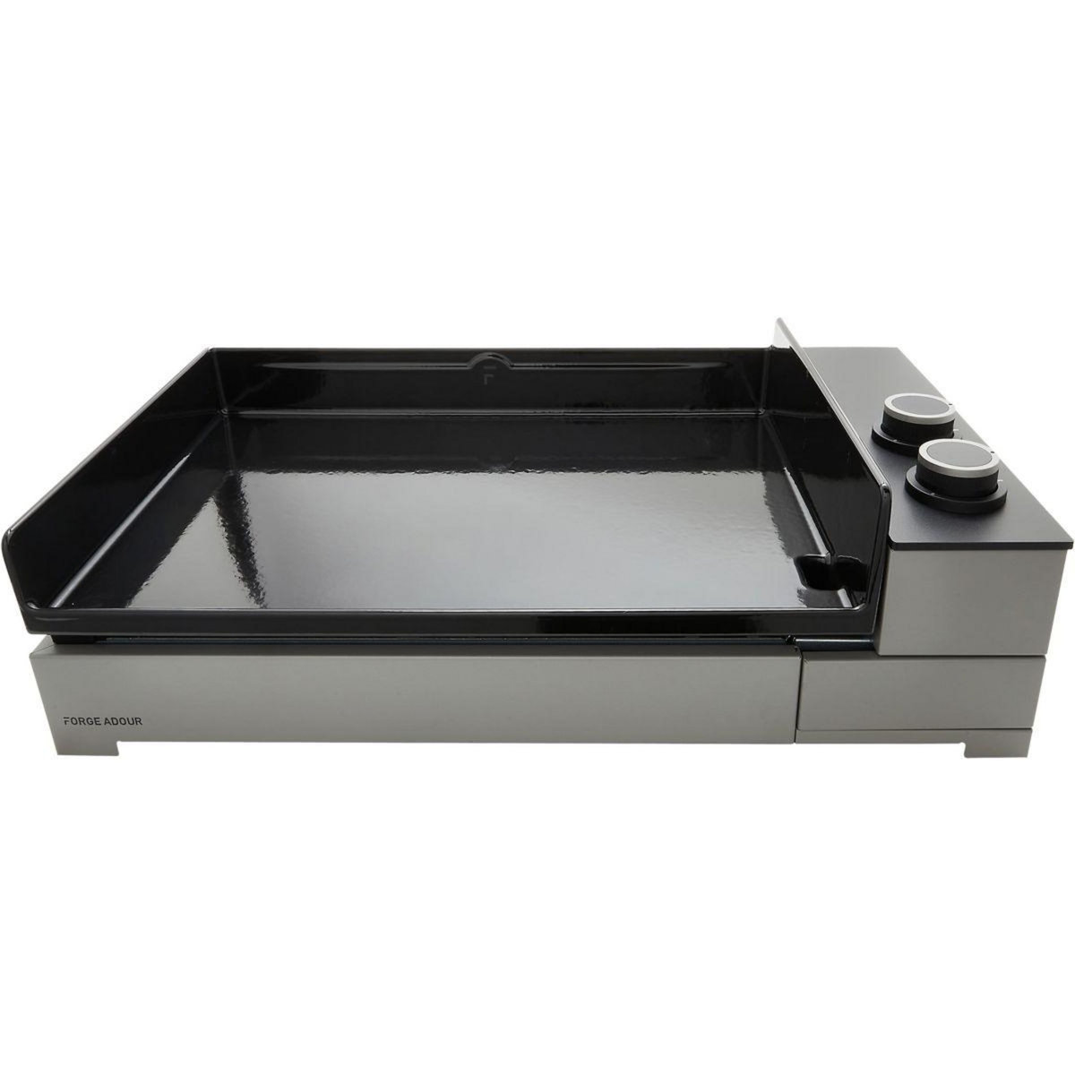 FORGE ADOUR Plancha gaz Premium Acier 60 NG à poser, 58.5x40.5 cm