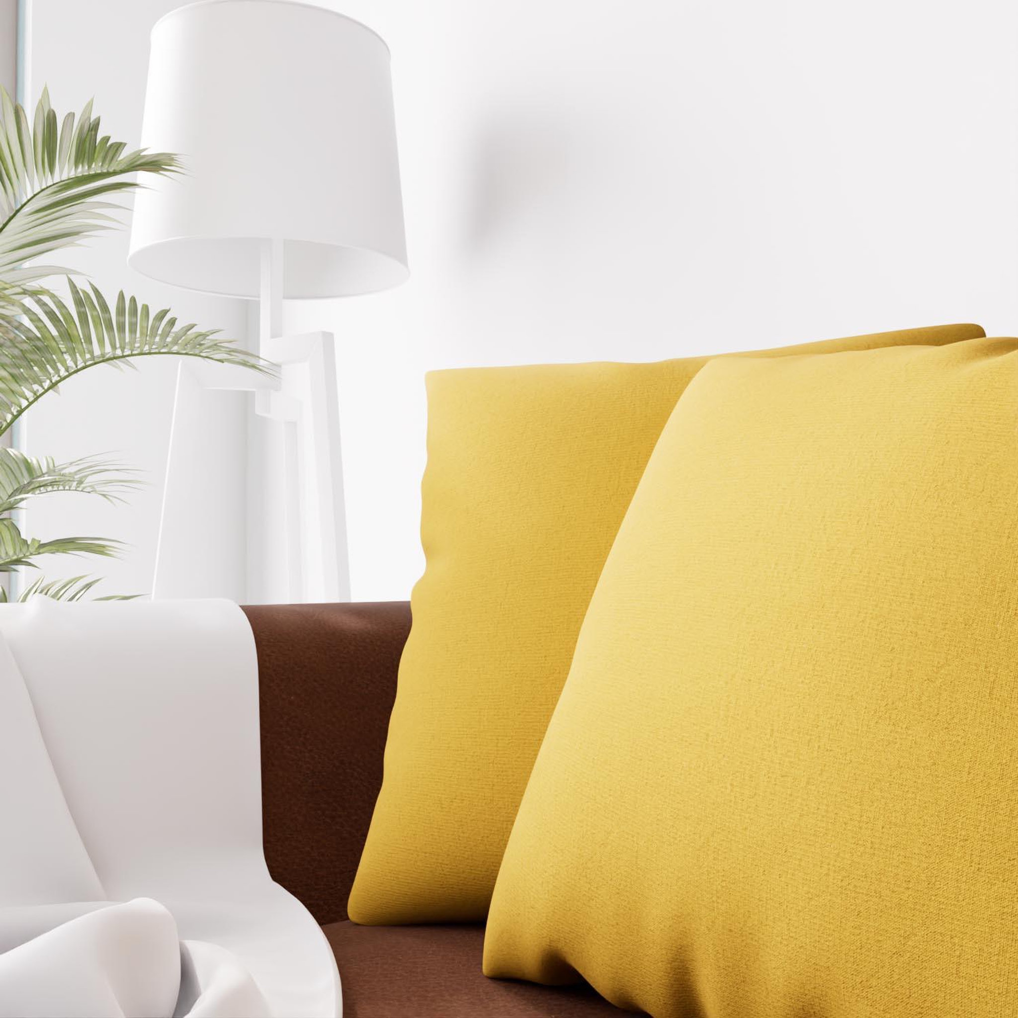 Voir la diapositive 2 : SOLEIL D'OCRE Coussin décoratif 45x45 cm Eclipse, par Soleil d'ocre