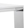 Voir la diapositive 4 : Paris Prix Table de Bureau Carrée Design  Loina  160cm Blanc